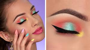 bright summer makeup tutorial