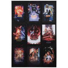 star wars collage canvas wall