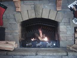 File Arched Double Row Fireplace Blower