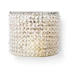 Bling Beaded Crystal Candle Sconce