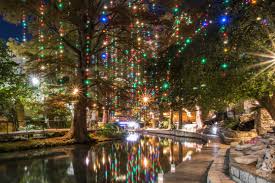 Christmas Lights On The River Walk