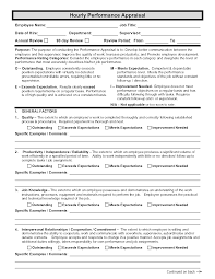 Employee Review Template Word Google Search Employee
