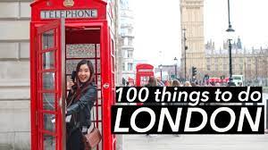 100 things to do in london you