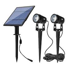 Solar Garden Lights Of 6w In Total With