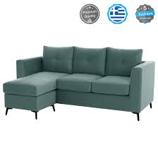 Ρonza corner sofa mint high leg 2pcs