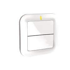 Light Switch Push Button Recessed Double Tyxia 2310