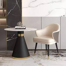 Light Luxury Marble Round Coffee Table