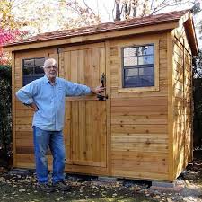 9 Ft Western Red Cedar Garden Shed