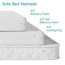 gel foam sofa bed mattress
