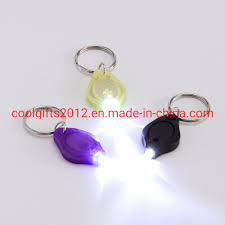Hot Item Promotion Abs Colorful Mini Uv Light Led Key Chain With Customized Logo