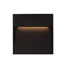 kuzco casa led outdoor wall light in black