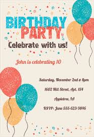 to invite somebody for a birthday party