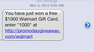 If you don't remember entering the contest, it's probably a scam. New Texting Scam Promises 1 000 Walmart Gift Card Ksl Com