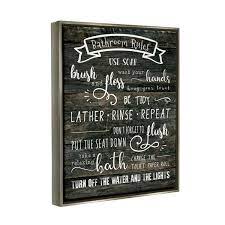 Cad Floater Frame Typography Wall Art