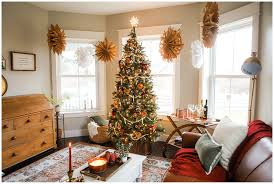 simple christmas living room decor