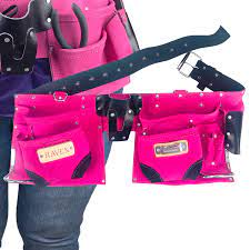 raven pink utility tool pouch belt with