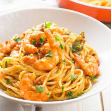 Spicy Tomato And Shrimp Pasta The Girl Loves To Eat gambar png