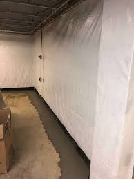 basement vapor barrier installation