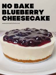 blueberry cheesecake yummy kitchen