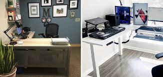 how to organize l shaped desk 10 easy