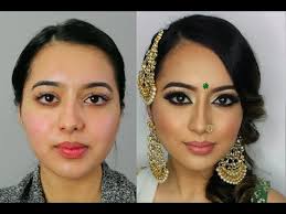 south asian bridal makeup start