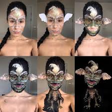 and she s doing halloween tutorials in