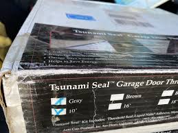 garage door threshold seal kit