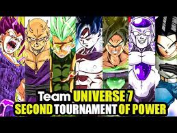 team universe 7 in second tournament of
