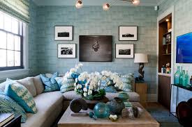 blue color decoration ideas for living