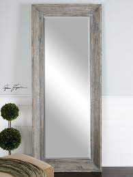 Quast wooden frame accent mirror. Dressing Blue Green Ivory Wood Floor Leaner Mirror Xl 82 759526405416 Ebay