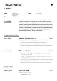 Download now the professional resume that fits these resume templates are completely free to download. Basic Or Simple Resume Templates Word Pdf Download For Free