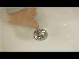 remove a sink pop up drain