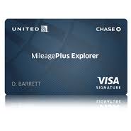 united mileageplus explorer card from