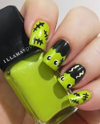 frankenstein and bride nails pictures