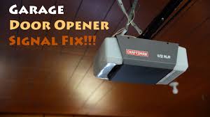 garage door opener signal fix you