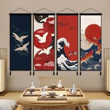 Japanese Scroll Art Wall Decoration