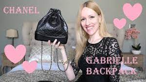 chanel gabrielle backpack small review