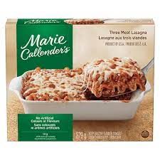Brown muck!we will buy marie calendar from now on!!!! Three Meat Lasagna Marie Callender S