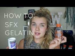 how to sfx gelatin you