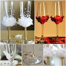Decorated Wine Glasses Wine Glass