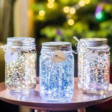 Firefly Jar Glitter Jar Sparkle Light