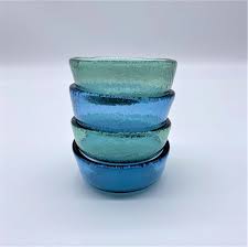 Recycled Glass Bowls Handmade Glass