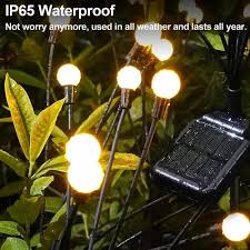 8 Led Solar Powered Firefly Waterproof