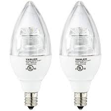 4 Watt Candelabra Base Dimmable Led Bulbs 2 Pack 21r75 Lamps Plus