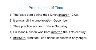A smarttest on prepositions, conjunctions and interjections. Prepositions Of Time Worksheet In At And On All Esl