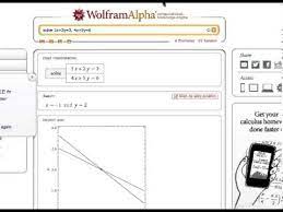 system of equations wolframalpha com