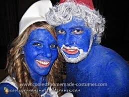 coolest papa smurf and smurfette couple