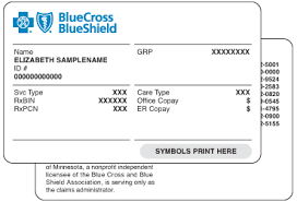 your blue cross member id card blue