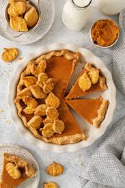 libby s pumpkin pie topped with pie
