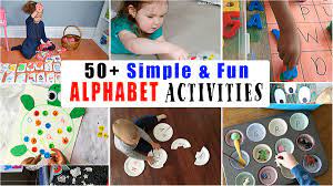 50 easy alphabet activities for